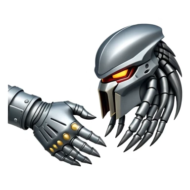 predator handshake sticker