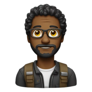 Filmmaker man sticker