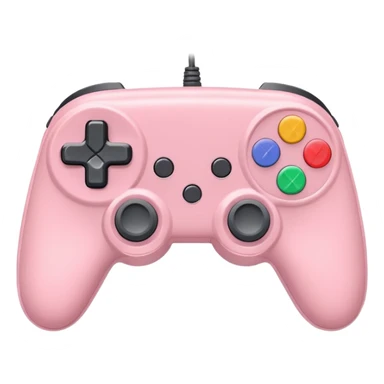 light pink aesthetic game controller sticker