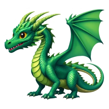 An extraterrestrial dragon sticker