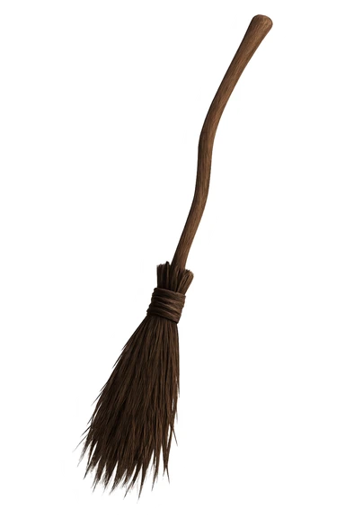 Halloween broomstick. remove background  sticker
