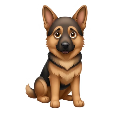 german shepard dog sticker