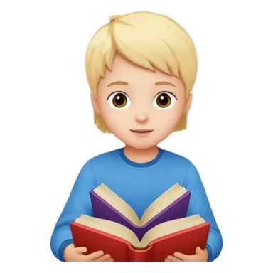 enfant range livre sticker