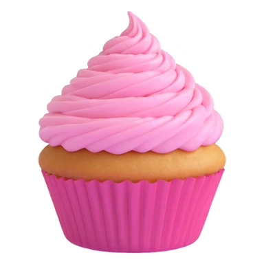 cupcake with pink icing sticker