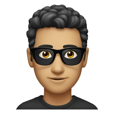 black skinny frame sunglasses no person sticker