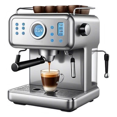 coffee machine sticker