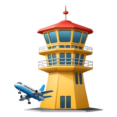 air traffic control tower sticker