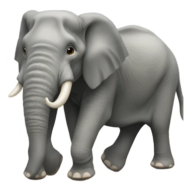 Human elephants doing an elephant walk sticker