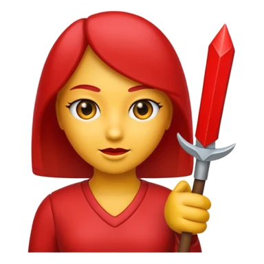 flecha sólida vermelha para marcar início de frase sticker