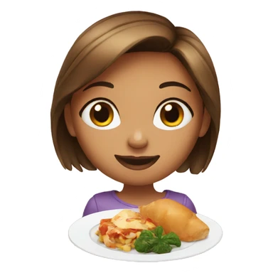 girl dinner sticker
