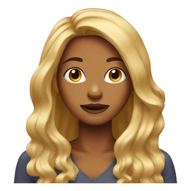 Omg woman long hair  sticker