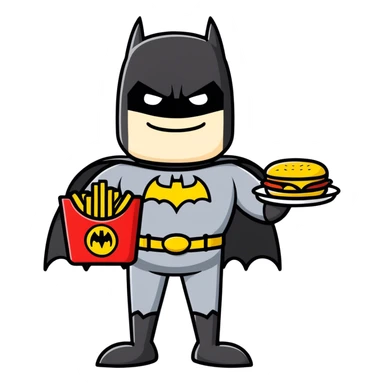 Batman McDonald’s  sticker