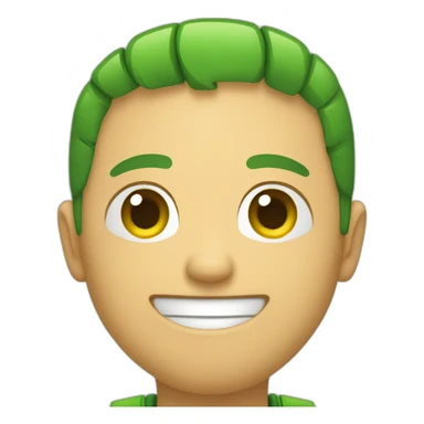 green card token smile sticker