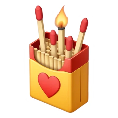 Box of matches  sticker