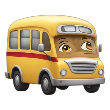 Baby bus sticker