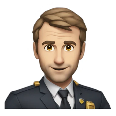 Macron en Overwatch sticker