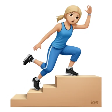 a girl doing parkour at young kids school sticker