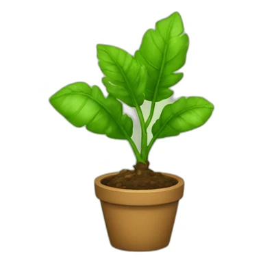 regar una planta sticker