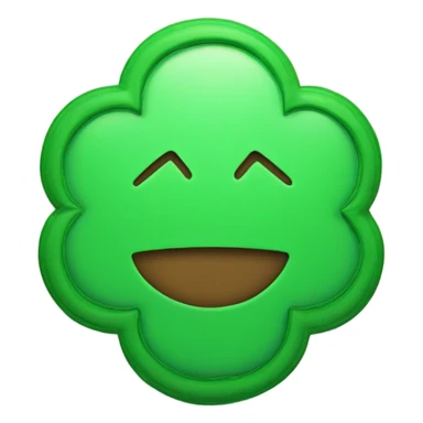Create an emoji of a green scalloped badge that has check mark in the center sticker