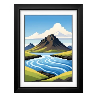 icelandic decor  sticker