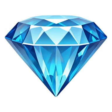 bright blue color diamond sticker