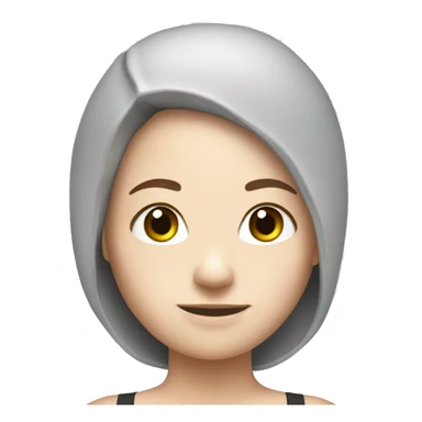 free diving, white girl sticker