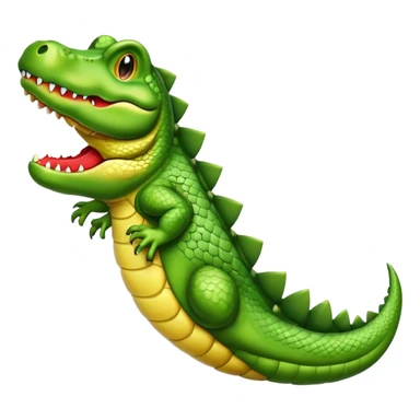 Cocodrilo con zapatos sticker