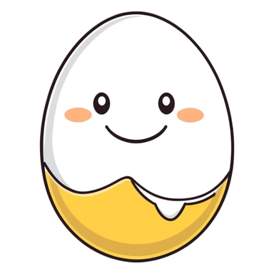 Happy egg sticker