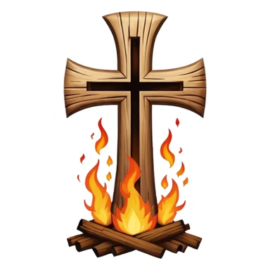 kkk cross symbol sticker