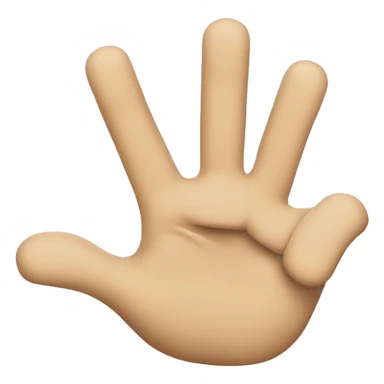 I want emoji face with to hand pointing down sticker