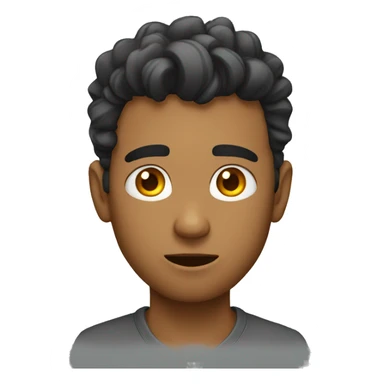 Young bored men sticker