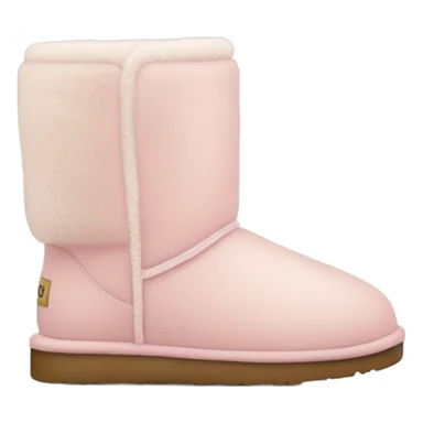 Light pink uggs sticker
