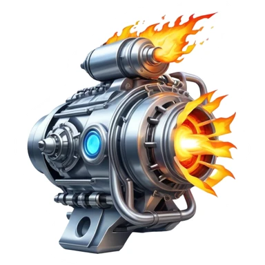 sorayama plasma engine fire sticker