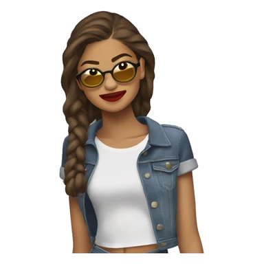 Zendaya at a fun night out sticker