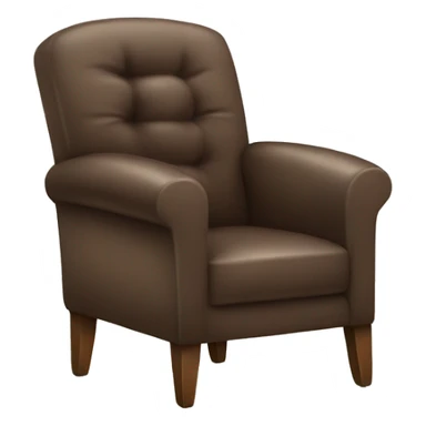 Bean in a chair sticker