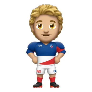 joueur de rugby équipe de France sticker