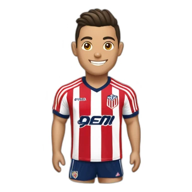 Quiero a cristiano ronaldo con camiseta de las chivas del Guadalajara sticker