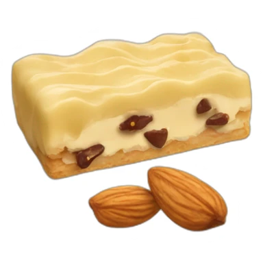 Turrón de Jijona con almendras y niel sticker