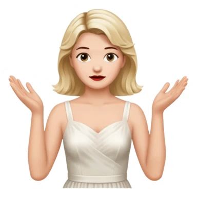 Laura Palmer from Win Peaks  hands clapping  sticker