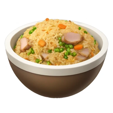 Pork fried rice sticker