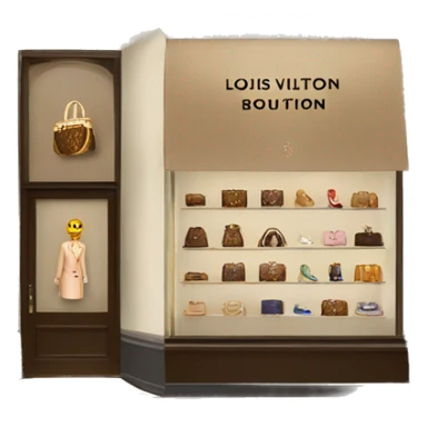 Louis Vuitton boutique sticker