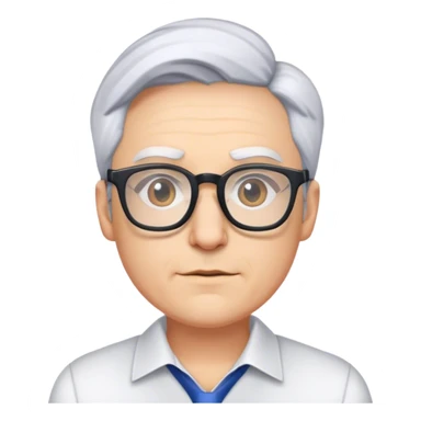 Sigma with glasses sticker