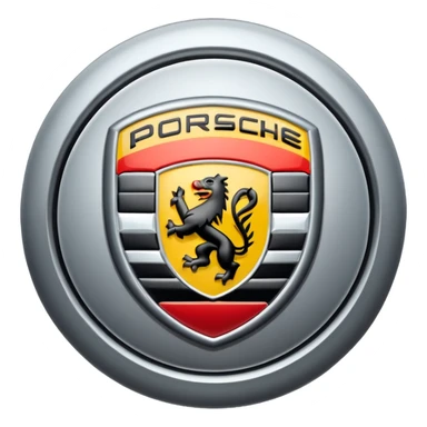 porsche logo sticker