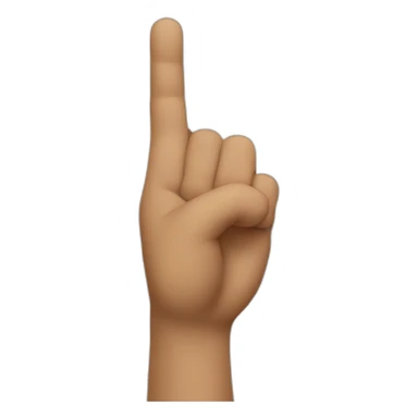 a salute hand sticker