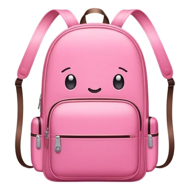 Cute pink bookbag sticker