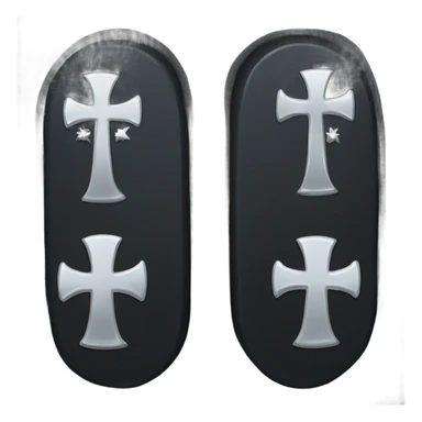 a black tombstone with the inscriptions in silver RIP  silver heart in the center sticker