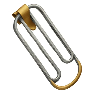 vintage paper clip sticker