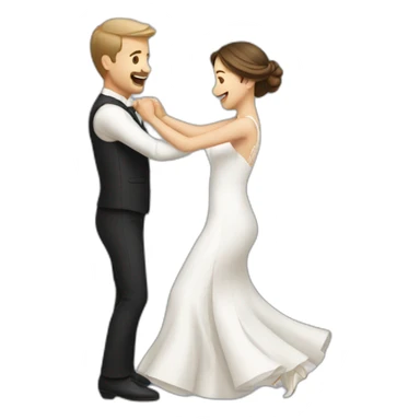 Wedding dance  sticker