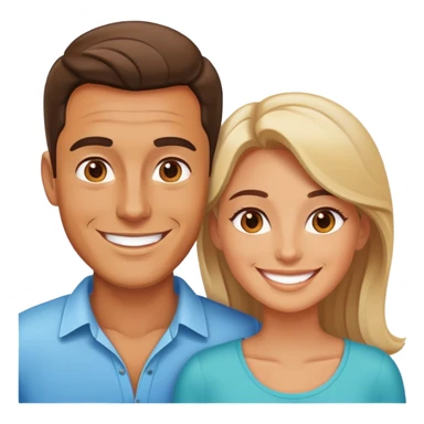 sexy man and wife sticker