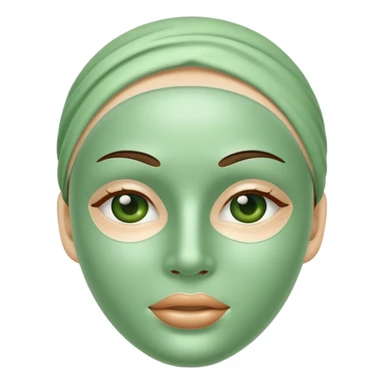 skin care masque soin visgae  sticker